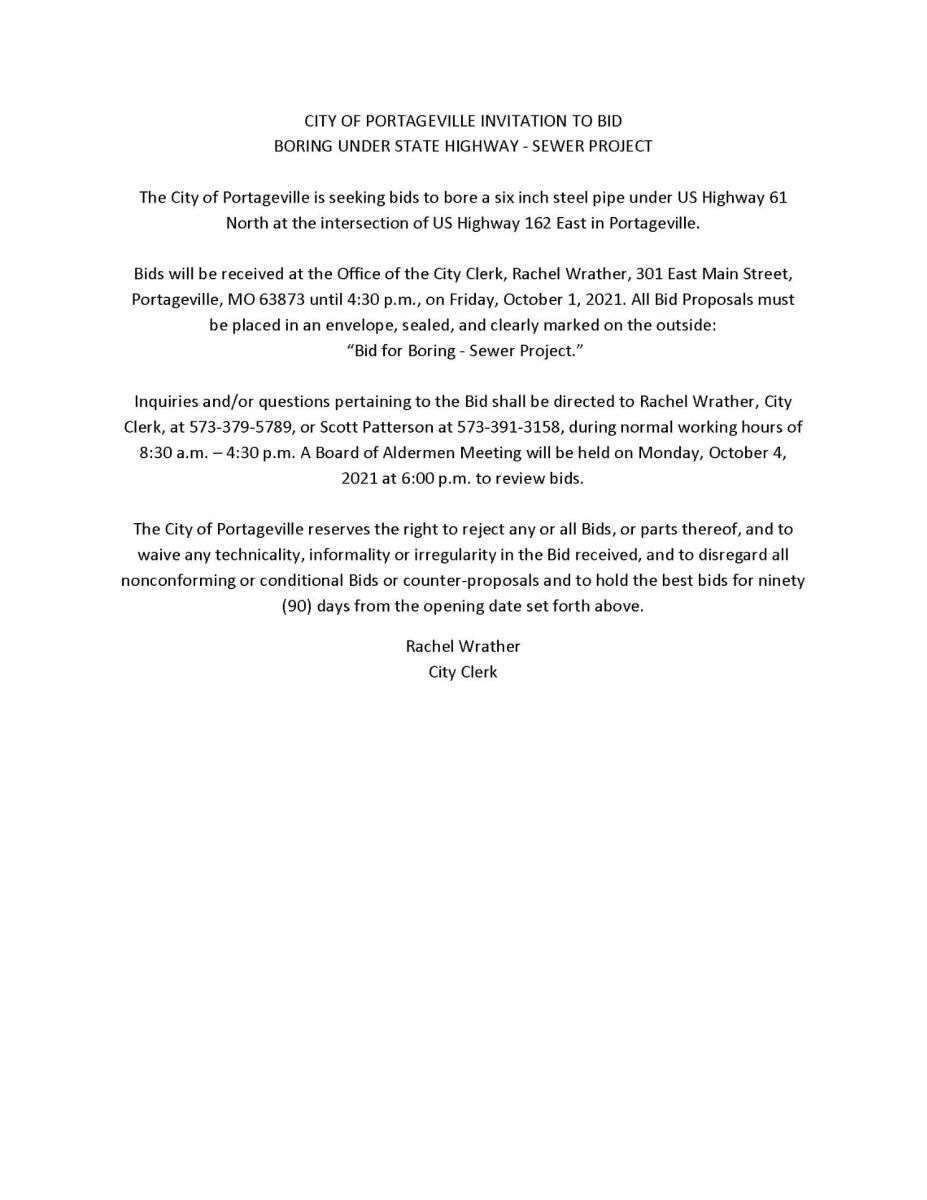 Bid Flyer