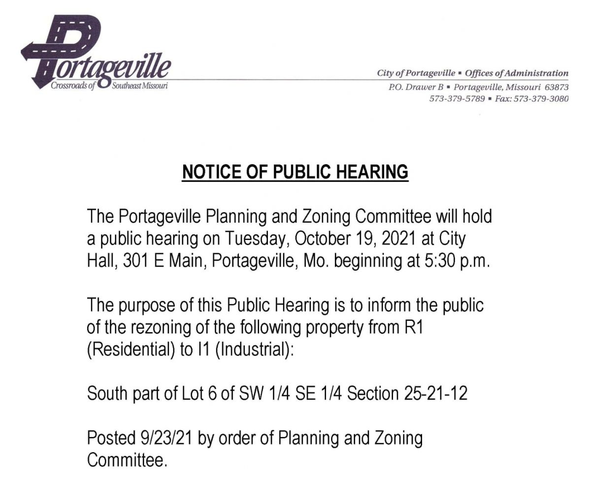 Public Hearing